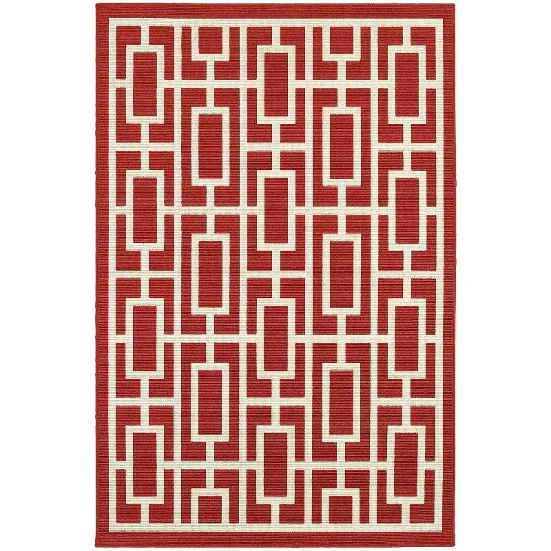 best carpet deodorizers for allergies-Meridian 9754R Red/ Ivory Rug