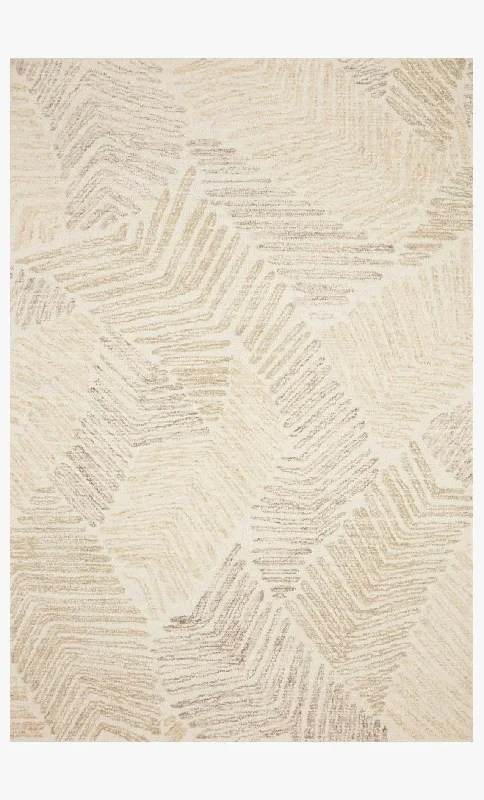 stylish outdoor rugs for porches-Milo MLO-05 Olive/Natural Rug