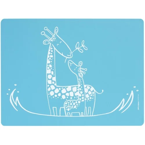 best-ecommerce-marketing-tools-Modern Twist Meal Mat  Giraffe Giggles