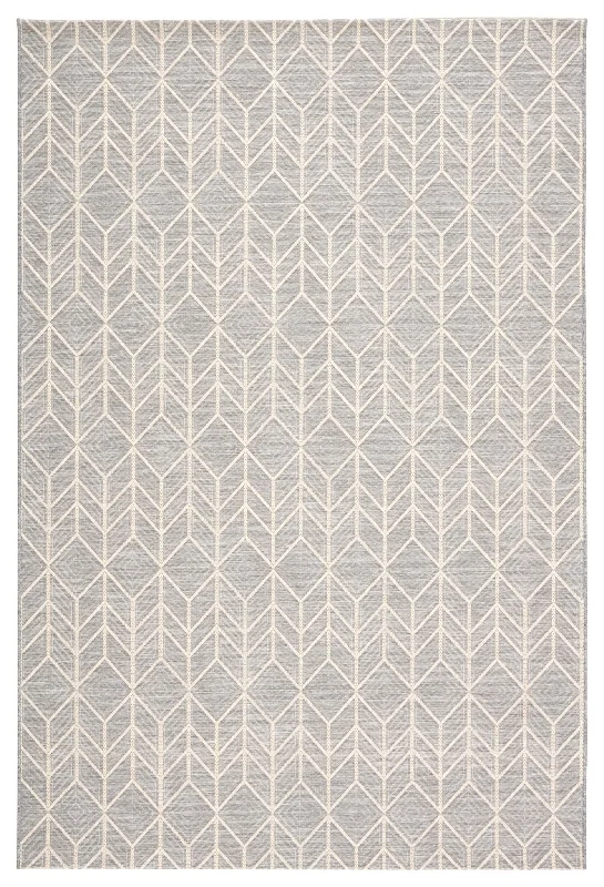 luxury silk rugs for living rooms-Monteclair MOC02 Grey/Cream Rug