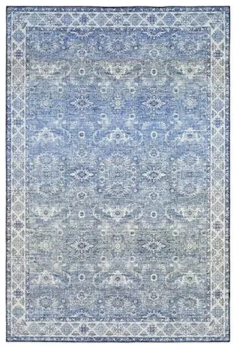 best carpet for home theater-Myers Park MYP04 Blue/Ivory Rug