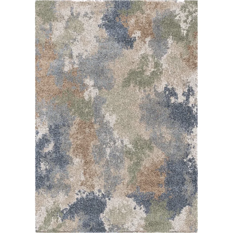 best carpet cleaners for pet hair-Mystical 7014 Dreamy Muted Blue Rug