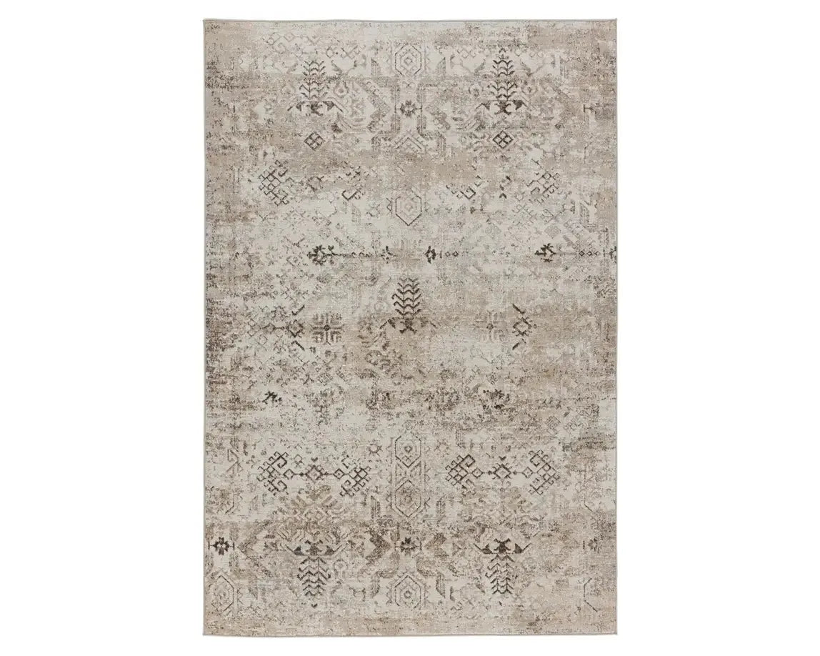 how to clean silk rugs safely-Nadine NDN03 Cream/Grey Rug