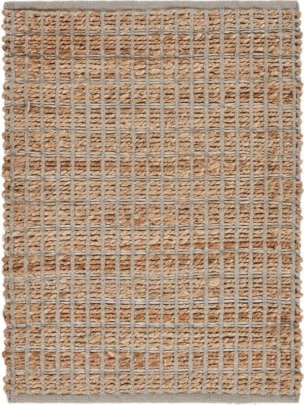 how to remove makeup from carpet-Natural Fiber LR03341 Gray Rug