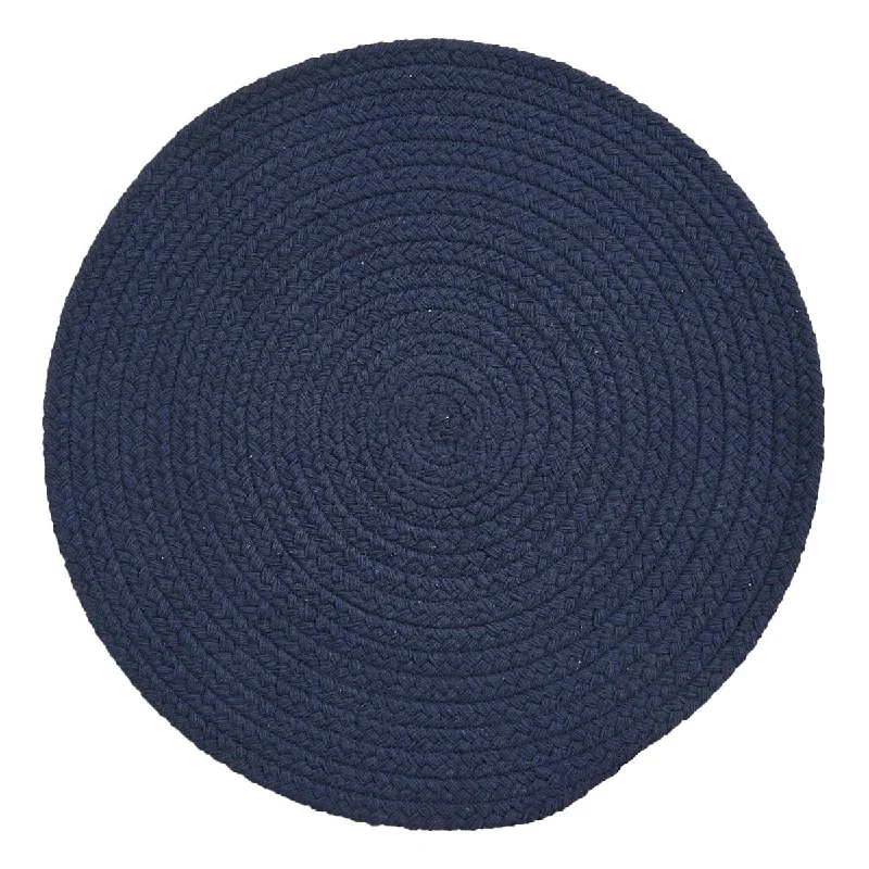 best-online-graphic-designers-Navy Essex Braided Round Placemats set of 4