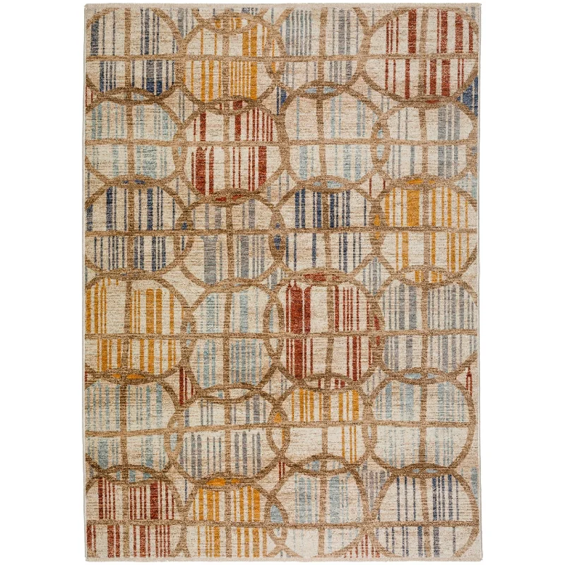 best rugs for allergy protection-Neola NA12 Khaki Rug