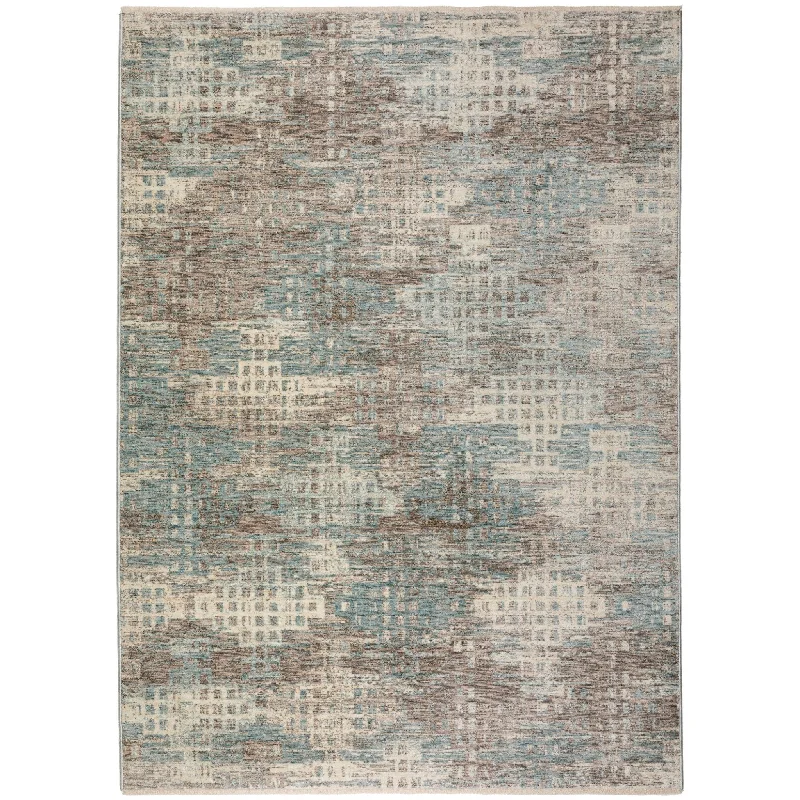 modern striped carpet styles-Neola NA9 Denim Rug