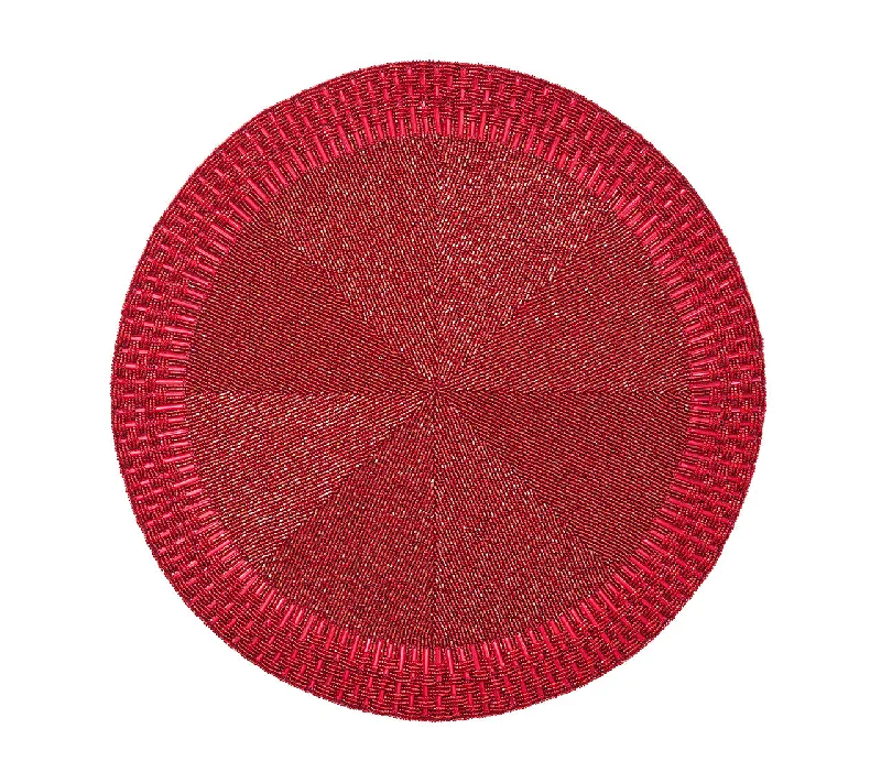 top-natural-stress-relief-Palisade Placemat in Red