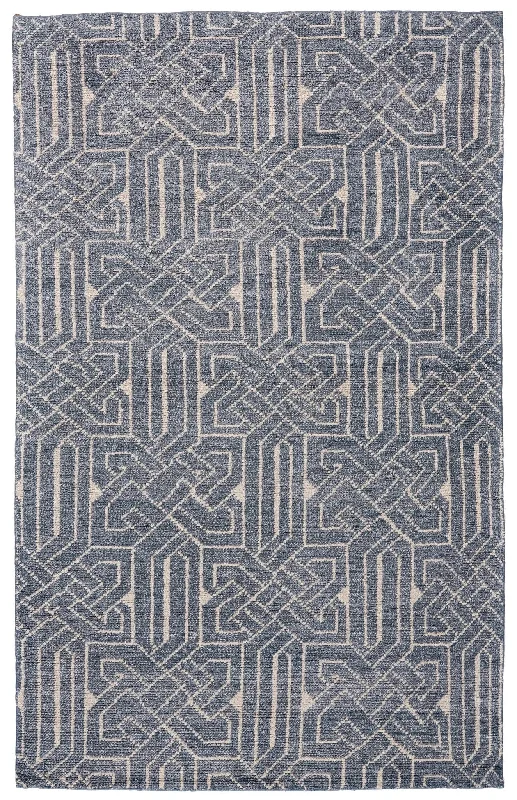 how to repair carpet burns-Parker I11I6051 Blue/Ivory Rug