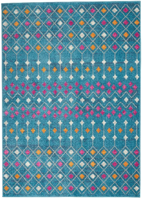 where to buy wool carpets online-Passion PSN45 Blue/Multicolor Rug