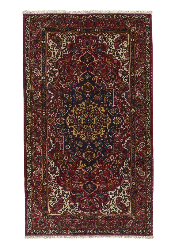 how to remove pet fur easily-Persian Rug Bakhtiari Handmade Area Tribal 5'4"x9'3" (5x9) Red Paisley/Boteh Design #18016