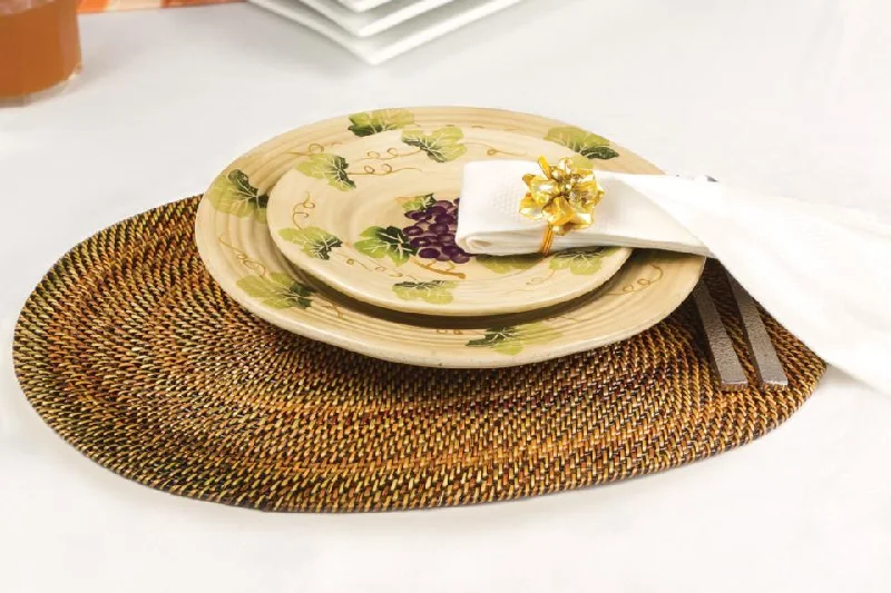 diy-budget-storage-ideas-Placemat Oval Set of 4 pcs