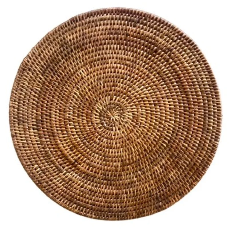 top-healthy-pasta-recipes-Round Rattan Placemats | Antique