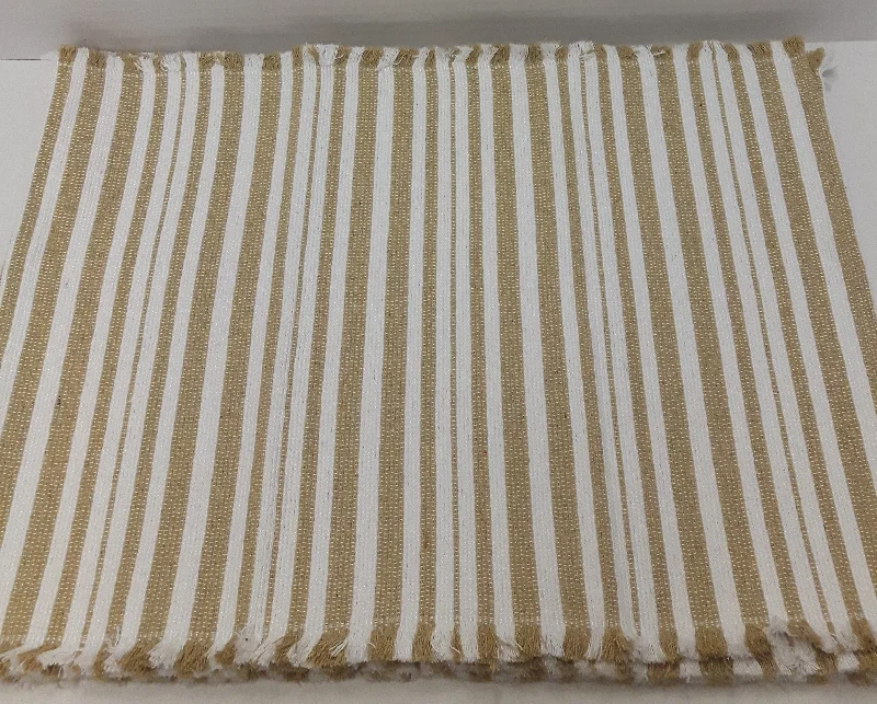 diy-natural-pest-control-Placemats  Baxter ribbed cotton color sisal & white 4 pc set (6 sets in stock)