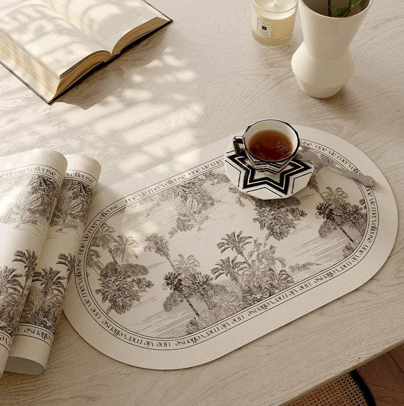 top-natural-health-remedies-Primitive Forest Pattern Placemat