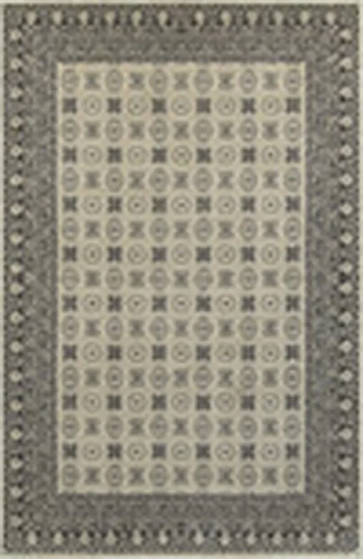 how to repair loose carpet-Richmond 4440S Ivory / Grey Rug