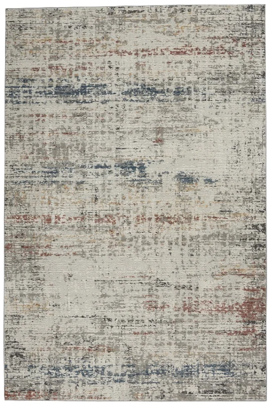 eco-friendly carpet cleaning recipes-Rustic Textures RUS14 Light Grey/Multi Rug