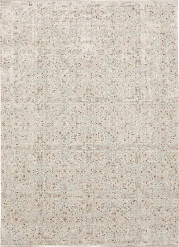 best rug pads for tile floors-Solitude R1042 569 Pandosia Cream Light Beige Rug