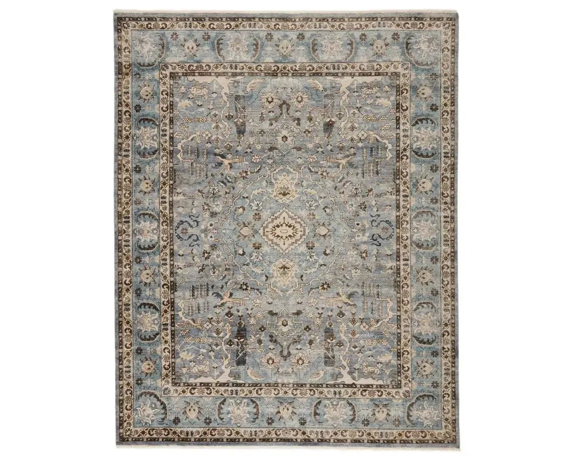 affordable rugs for large apartments-Someplace In Time SPT10 Blue/Grey Rug