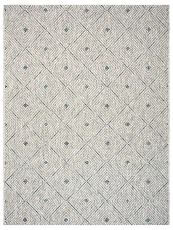 luxury outdoor carpets for decks-Sun shower 81248BGR Blue/Grey Rug