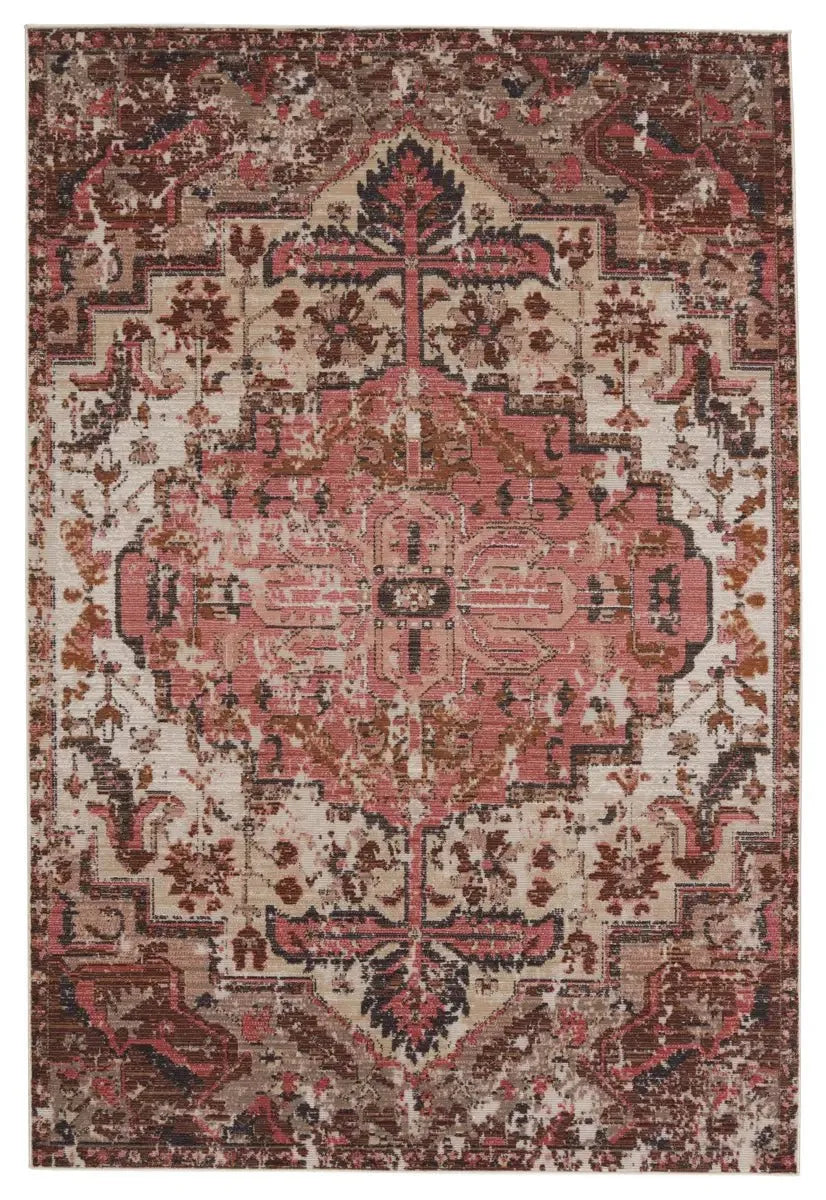 eco-friendly carpet cleaning ideas-Swoon SWO03 Pink/Ivory Rug