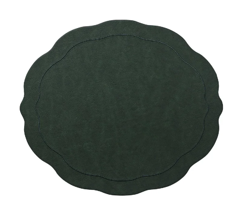 how-to-learn-ecommerce-basics-Tailored Placemat in Hunter Green, Set of 4