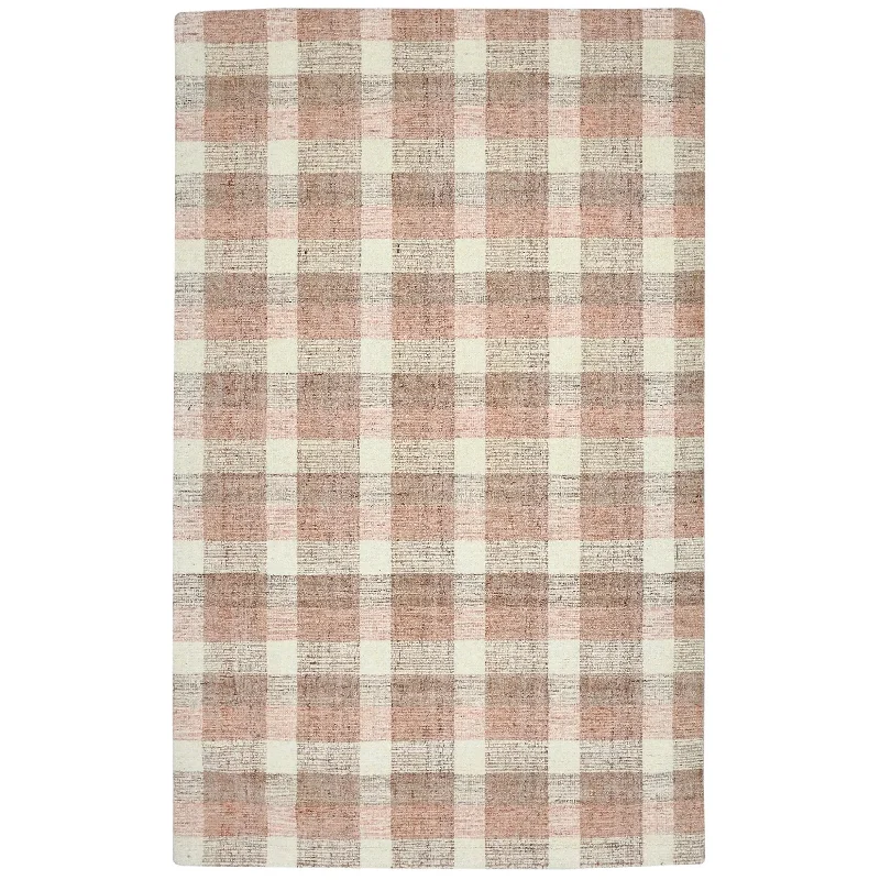 luxury outdoor rugs for sale-Tartan TRA-14 Rose Gold Rug