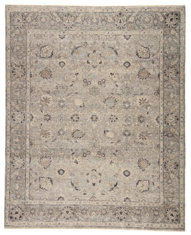 trendy abstract rug patterns-Tierzah TRZ03 Grey/Beige Rug