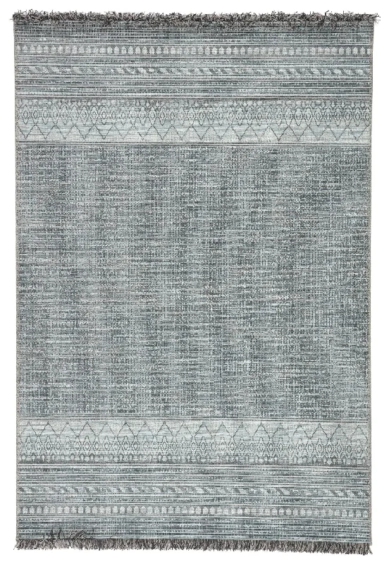 where to buy outdoor rugs-Tikal TKL07 Rao Gray/Light Blue Rug