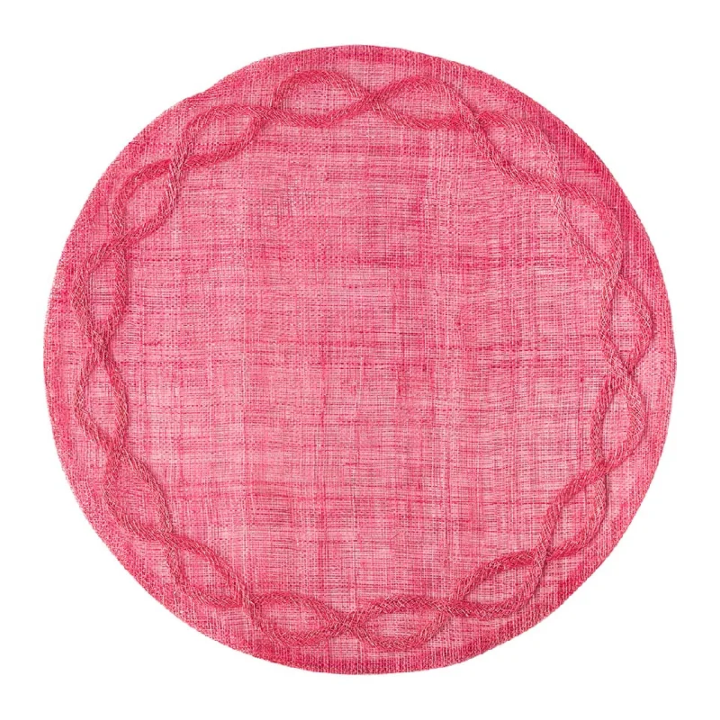 affordable-hallway-decor-ideas-Tuileries Garden Pink Placemat Set/4