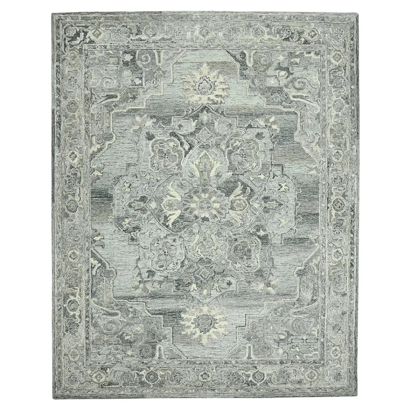 best carpet for heavy furniture-Vestige VES-7 Grey Rug