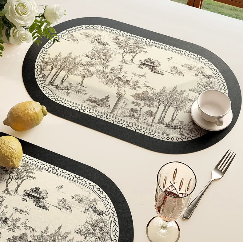 how-to-create-a-travel-plan-Vintage French Style Placemat