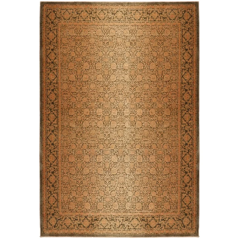 modern boho carpet designs-Vizcia VZ1 Copper Rug