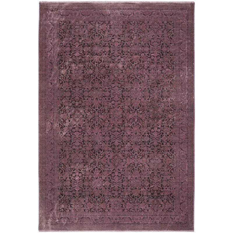 affordable carpet for kids playroom-Vizcia VZ2 Plum Rug