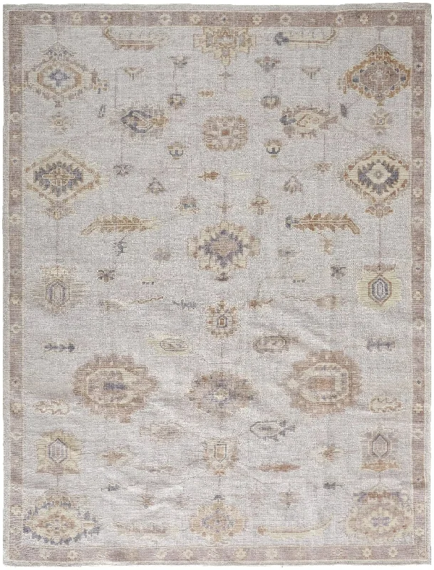 trendy rugs for living spaces-WendoverWND6847F Ivory/Tan Rug