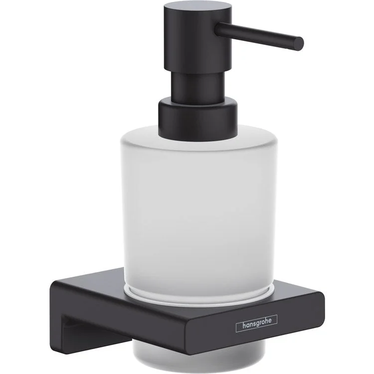 kitchen faucet space-saving-how to create passive income-Soap Dispenser AddStoris Matte Black Wall Mount Glass Metal Pump 6.75 Fluid Ounces