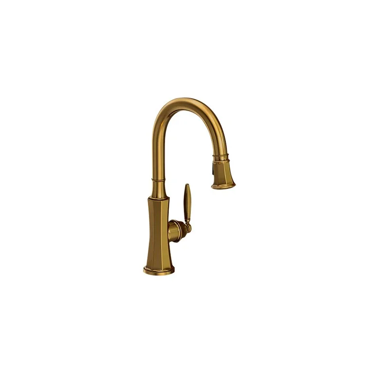 kitchen faucet premium quality-how to grow your business-Bar Faucet Metropole 1 Lever ADA Aged Brass Pull-Down Swivel Brass Spout Height 8-1/6 Inch 1.8 Gallons per Minute