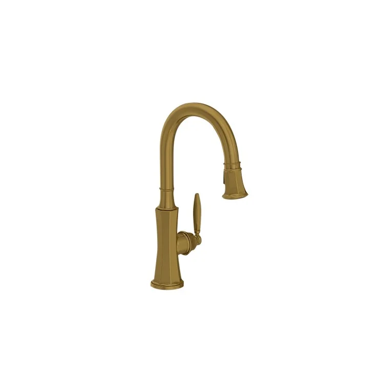 kitchen faucet baking soda-affordable baby shower ideas-Bar Faucet Metropole 1 Lever ADA Polished Brass Uncoated Living Pull-Down Swivel Brass Spout Height 8-1/6 Inch 1.8 Gallons per Minute