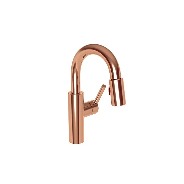 kitchen faucet grout friendly-affordable family reunion ideas-Bar Faucet East Linear 1 Lever ADA Antique Copper Pull-Down Swivel Brass Spout Height 7 Inch 1.8 Gallons per Minute