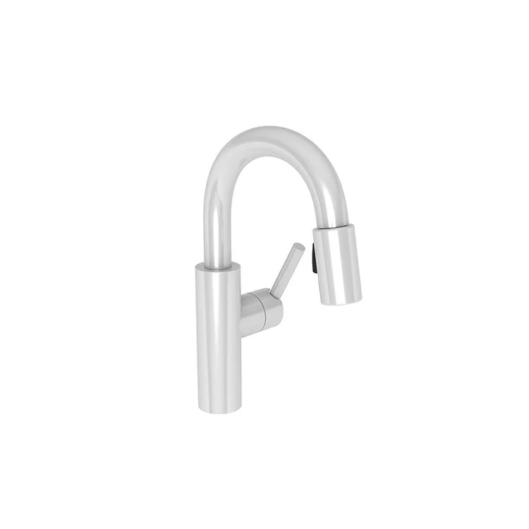 kitchen faucet engraved-how to learn public relations-Bar Faucet East Linear 1 Lever ADA White Pull-Down Swivel Brass Spout Height 7 Inch 1.8 Gallons per Minute