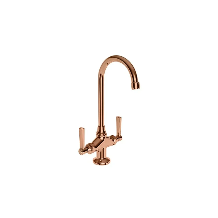 kitchen faucet holiday deals-top adventure travel ideas-Bar Faucet Miro 2 Lever ADA Antique Copper Spout Height 10 Inch