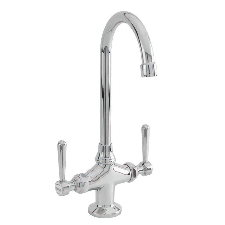 kitchen faucet scratch resistant-how to start a book club-Bar Faucet Astaire 2 Lever ADA Antique Nickel Spout Height 10 Inch