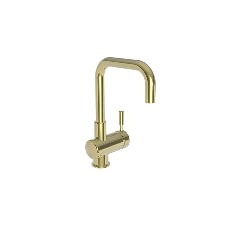 kitchen faucet sediment removal-how to declutter digital files-Bar Faucet East Square 1 Lever ADA Polished Brass Uncoated Living Spout Height 7-9/16 Inch