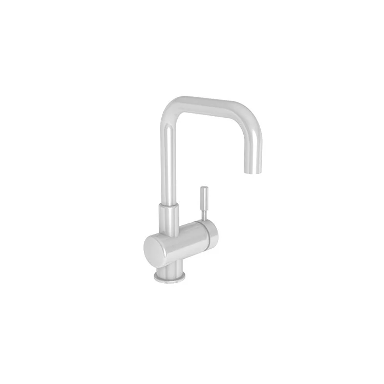 kitchen faucet pull down-affordable home decor ideas-Bar Faucet East Square 1 Lever ADA White Spout Height 7-9/16 Inch