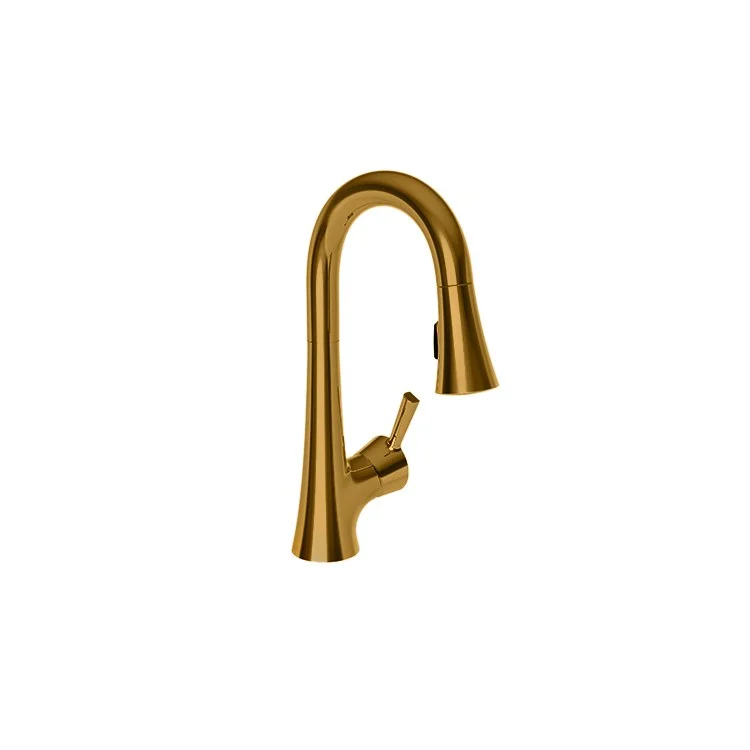 kitchen faucet pre-rinse-how to improve concentration-Bar Faucet Vespera 1 Lever ADA Aged Brass Pull Down Swivel Brass Spout Height 7 Inch 1.8 Gallons per Minute