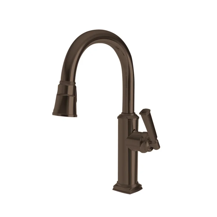 kitchen faucet custom-top outdoor fitness activities-Bar Faucet Zemora 1 Lever ADA Oil Rubbed Bronze Pull Down Swivel Brass Spout Height 8-1/3 Inch 1.8 Gallons per Minute