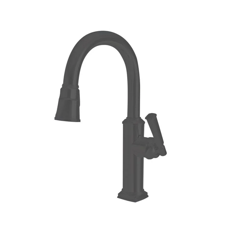 kitchen faucet flow rate-how to learn web development-Bar Faucet Zemora 1 Lever ADA Flat Black Pull Down Swivel Brass Spout Height 8-1/3 Inch 1.8 Gallons per Minute