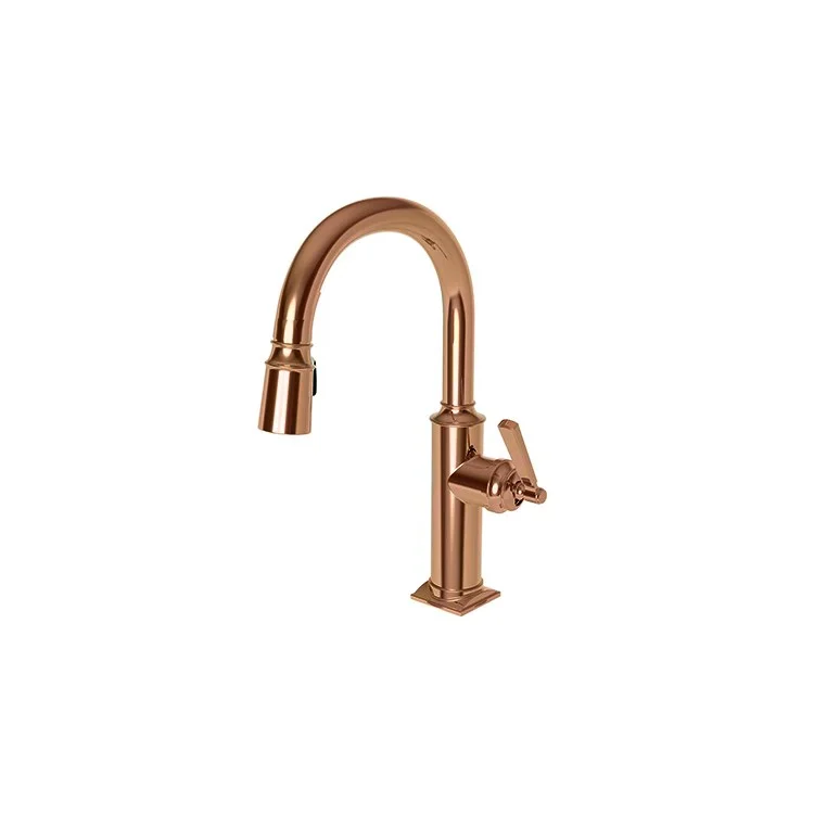 kitchen faucet instant hot-best stock trading apps-Bar Faucet Adams 1 Lever ADA Antique Copper Pull Down Swivel Brass Spout Height 8-2/7 Inch 1.8 Gallons per Minute