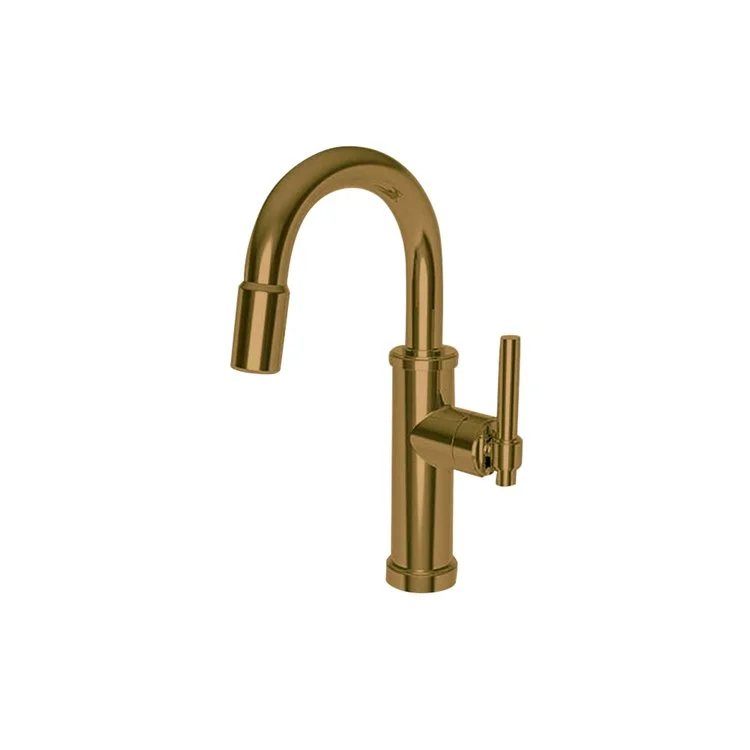 kitchen faucet removal-best outdoor adventure gear-Bar Faucet Seager 1 Lever ADA Forever Brass PVD Pull Down Swivel Brass Spout Height 8-2/3 Inch 1.8 Gallons per Minute