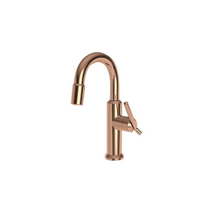 kitchen faucet chrome-small business ideas 2025-Bar Faucet Jeter 1 Lever ADA Antique Copper Pull Down Swivel Brass Spout Height 8-2/3 Inch 1.8 Gallons per Minute